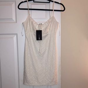 Fashion nova dress white brand new with tags